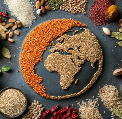 world-food-day-celebration-with-world-ball-globe-surrounded-by-food